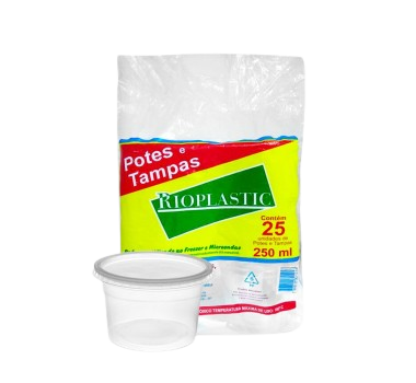 Imagem do produto Pote c/ Tampa Descartável 250ml